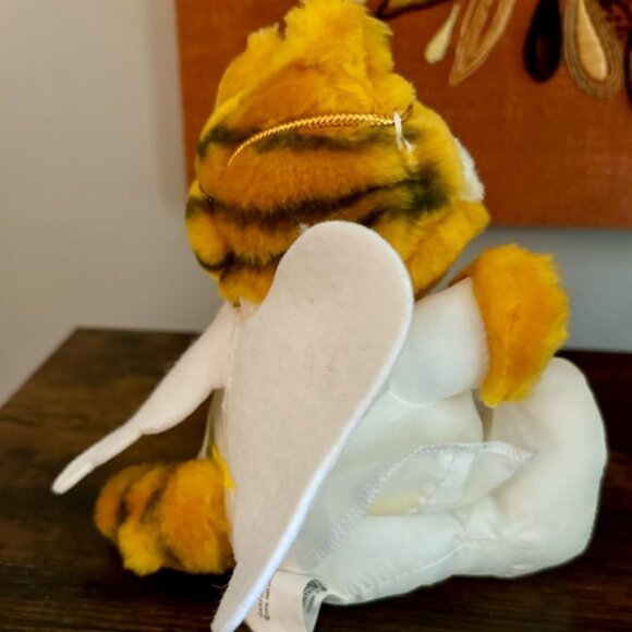 •SOLD•|Garfield| McDonalds Ed Vintage 1978 Angel Stuffed Animal Toy Plush 6" - Picture 3 of 4